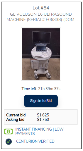 Centurion Verified Sample 1