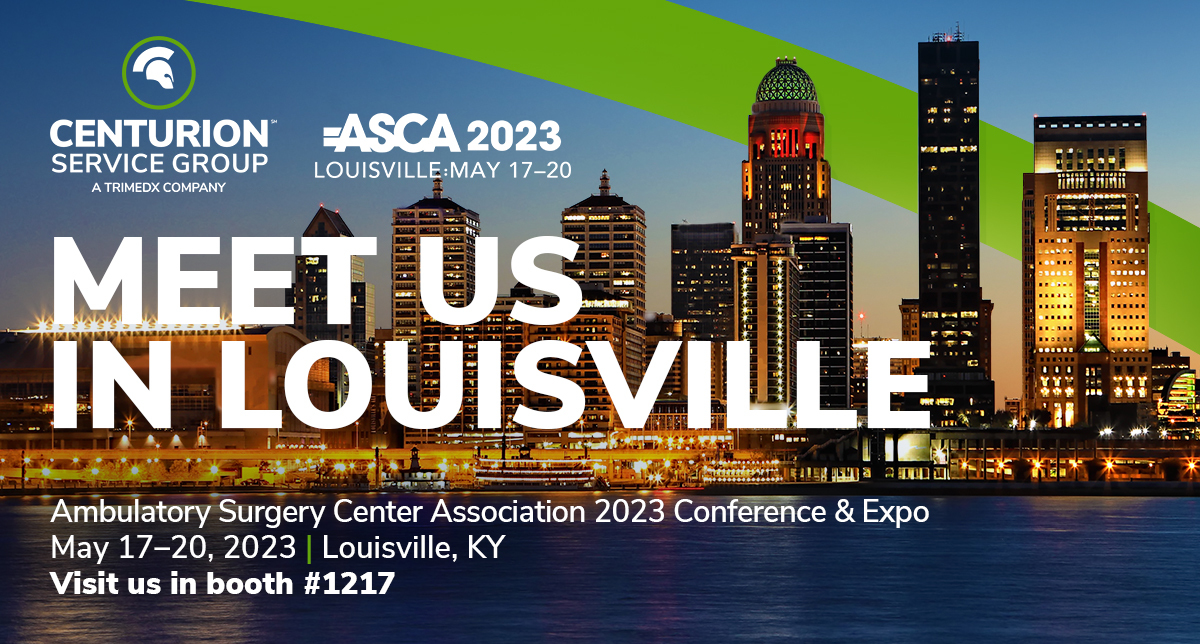 Join Centurion Service Group at ASCA, May 17-20 in Louisville, Kentucky