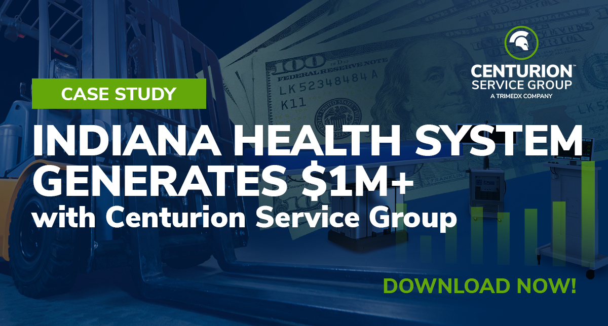 Indiana Health System generates $1M+ from surplus equipment with Centurion Service Group.