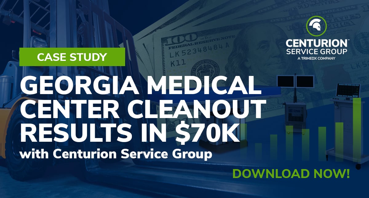Georgia Medical Center Cleanout Results in $70K with Centurion Service Group
