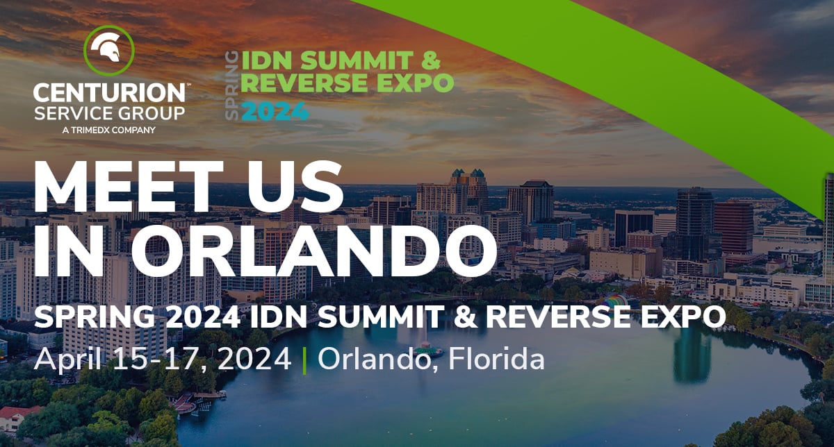 Meet Centurion Service Group during the Spring IDN Summit & Reverse Expo, April 15-17.
