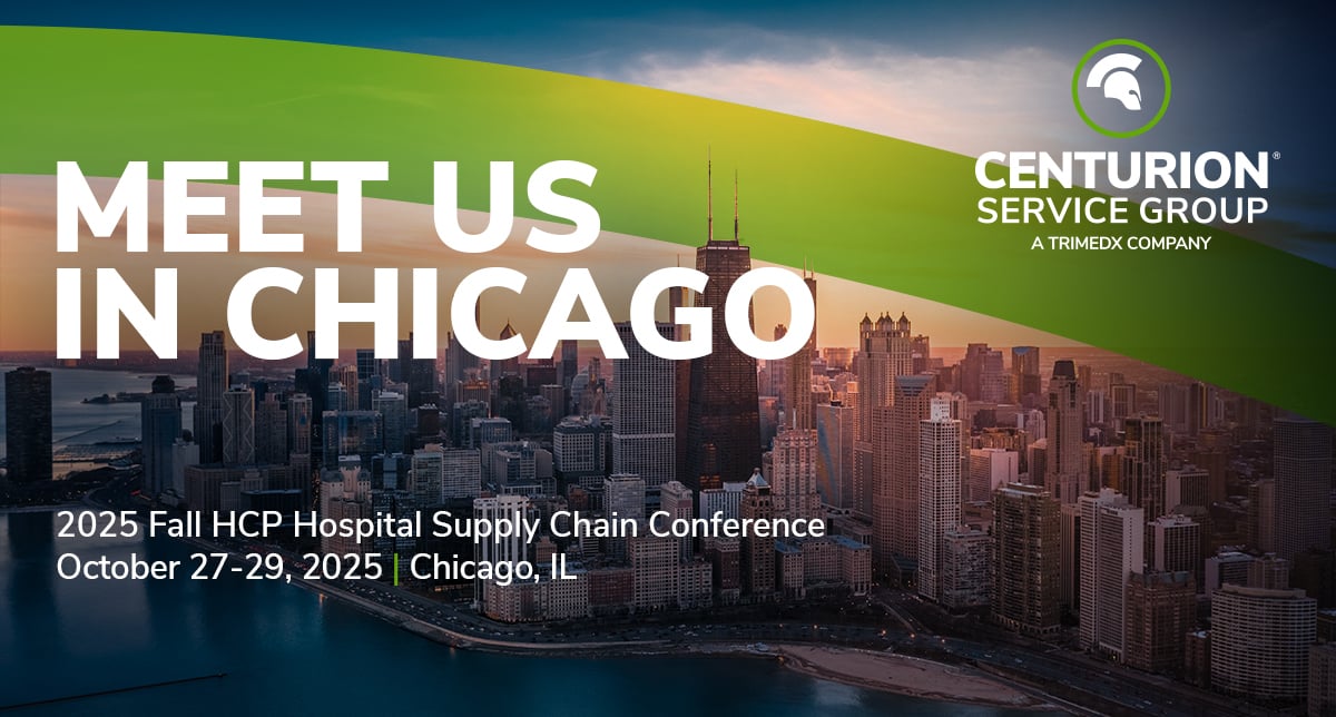 Come meet Centurion at 2025 Fall HCP Hosptial Supply Chain Conference, in Chicago, IL.