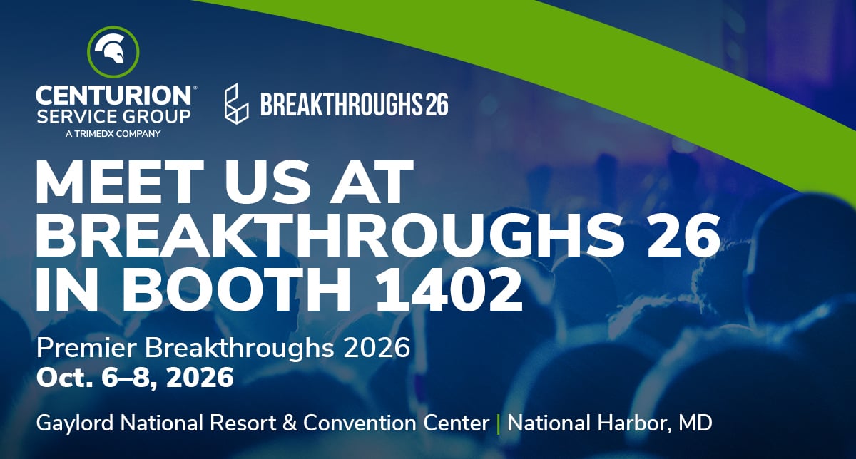Centurion Service Group will be attending Premier Breakthroughs 26.