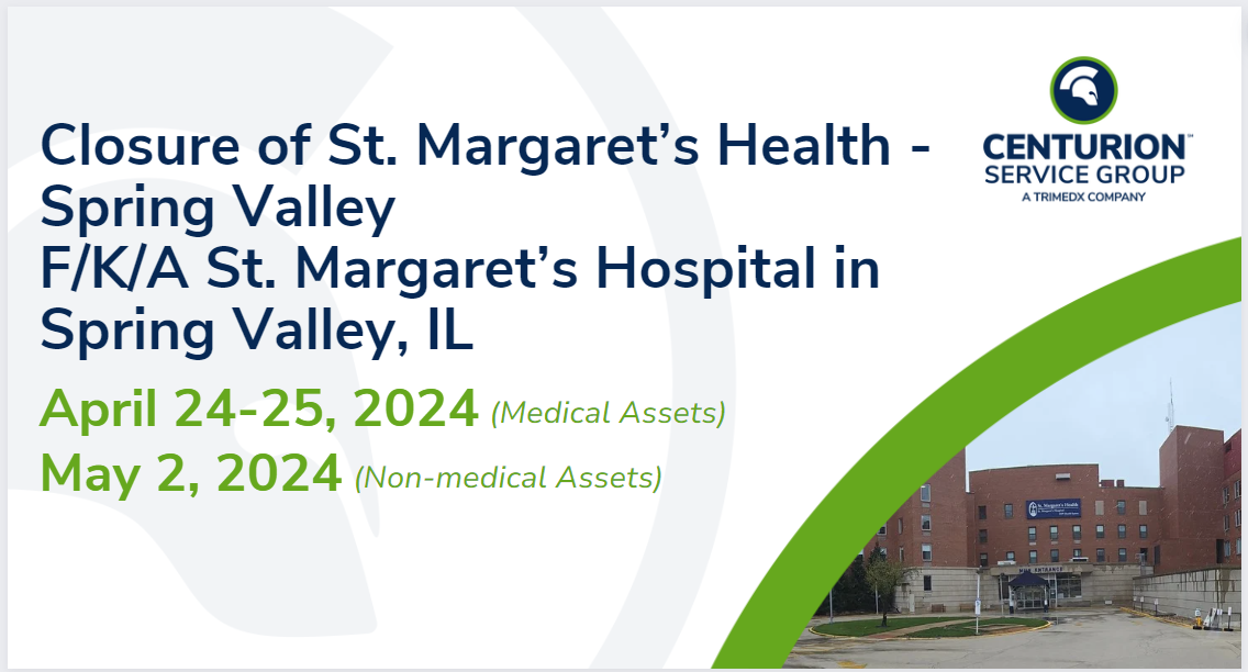CLOSURE OF ST. MARGARET’S HEALTH - SPRING VALLEY 
