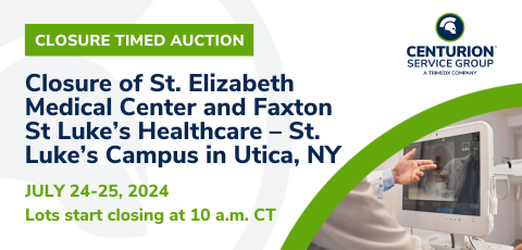 Closure Timed Auction of St. Elizabeth and St. Luke's in Utica, NY